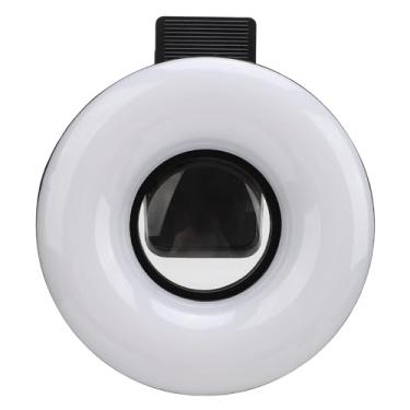 Imagem de Generic Lente Macro, Clipe de Luz de Preenchimento LED Lente Macro Carregamento USB 200mAh para Fotografia de Cílios (Preto)