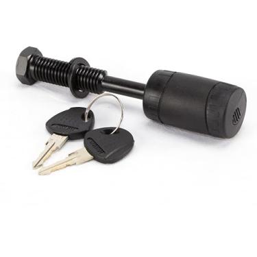 Imagem de Heininger Pino preto de 1,5 cm de diâmetro 6001 Advantage Threaded Receiver Trailer Engate Lock Produtos Projetados