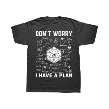 Imagem de Camiseta Masculina Estampada Dragão Dungeon Streetwear Manga Curta D20