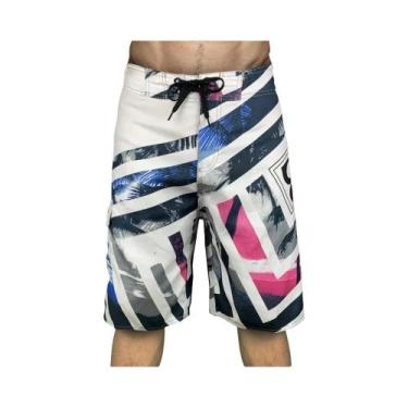 Imagem de Bermuda Masculina Estampada Para Natação, Surf, Praia E Corrida, Casua
