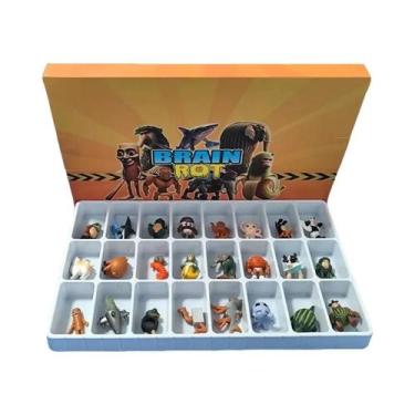 Imagem de Conjunto De 24 Mini Figuras De Ação Engraçadas Italianas Tung Tung Tun