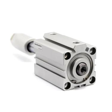 Imagem de Furo pneumático do cilindro de ar da série CQSB 12/16/20/25 mm curso 5/10/15/20/25/30/35/40/45/50/75/100/125/150 mm compacto fino único (curso 25 mm, furo 20 mm)