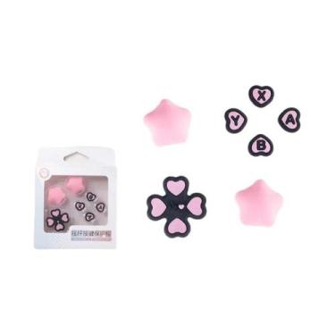 Imagem de Protetor Adesivo De Silicone Macio Para Botão D-Pad E Capa De Borracha