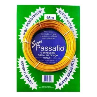 Imagem de Guia Passa Fio Sonda Pvc Alma De Aço Puxa Fio 15 Mts - Proaqua
