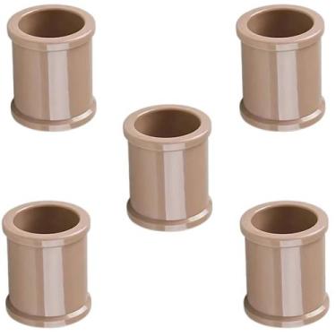 Imagem de Luva Pvc 40Mm Marrom Conexão Encanamento Kit 05 Un - Akato