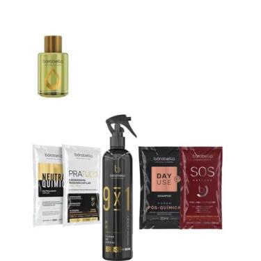 Imagem de Borabella Brush Fluido p/ Escova 300ml + Argan 7ml + Sachês