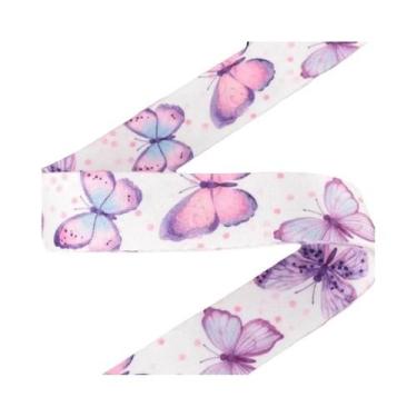 Imagem de Fita floral dupla face 2 metros-38mm, faça você mesmo, acessórios de r