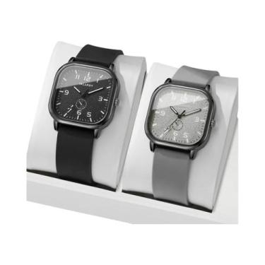 Imagem de Relógio Casual Feminino De Quartzo Com Pulseira De Silicone, Relógio E