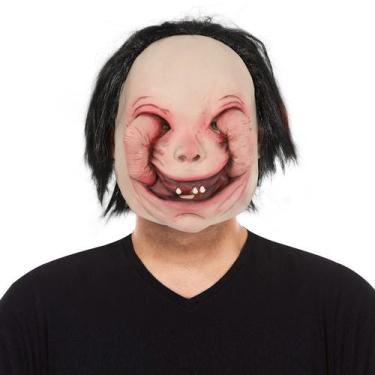 Imagem de Máscara de terror, sorriso assustador, resina distorcida para rosto e 