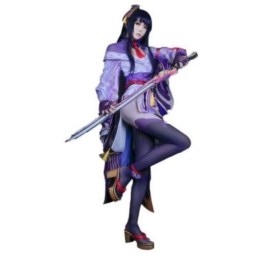 Imagem de Roupa de cosplay OSIAS Genshin Impact Raiden Shogun Costume (M)