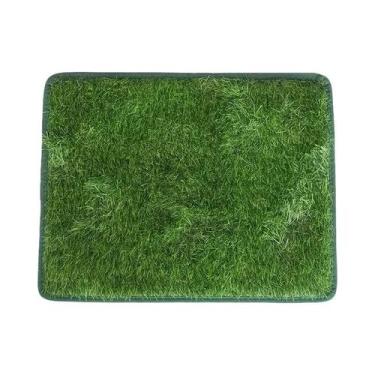 Imagem de Tapete Ecológico Antiderrapante Lavável De Grama Sintética Para Treina