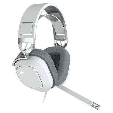 Imagem de Headset Gamer Corsair HS80 Premium, RGB, Surround, Dolby 7.1, Drivers 50mm, Branco - CA-9011238-NA-Unissex