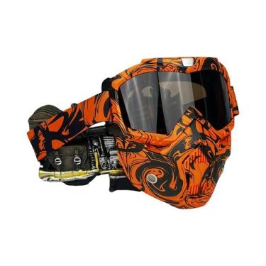 Imagem de Máscara De Capacete De Motocross Respirável E À Prova De Poeira Para M