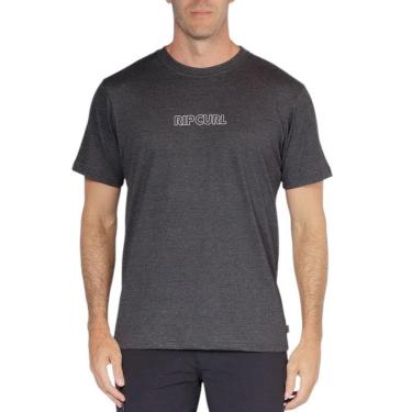 Imagem de Camiseta Rip Curl 0510MTE Black Marley-Masculino