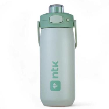 Imagem de Garrafa Térmica Isomax Color 550ml Nautika Verde Inox Parede Dupla Beb