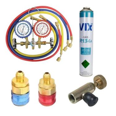 Imagem de Kit Automotivo Carga De Gás R134a - Refrigeração Catavento