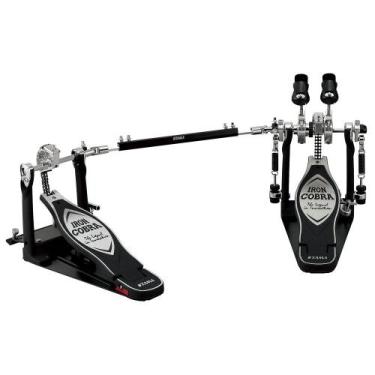 Imagem de Pedal De Bumbo Tama Iron Cobra 900 Twin Rolling Glide Duplo Com Case H