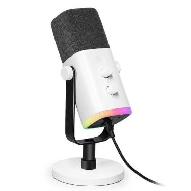 Imagem de Microfone Dinâmico Gamer Fifine Ampligame, RGB, Cardióide, USB-C, Anti