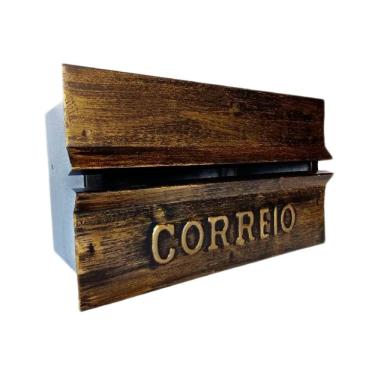 Imagem de Caixa de Correio Popular Chapa 15x20x10cm para Áreas Internas e Externas Resistente à Maresia Brassol