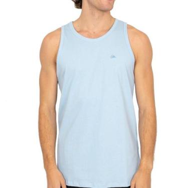 Imagem de Regata Quiksilver Embroidery SM26 Masculina Azul Claro, Água, M