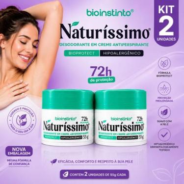 Imagem de Kit Desodorante em Creme Naturíssimo Bio Instinto Linha BioProtect Ant