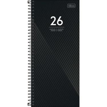 Imagem de Agenda 2.026 Comercial Ideale Espiral Tilibra 208 Folhas, Preta