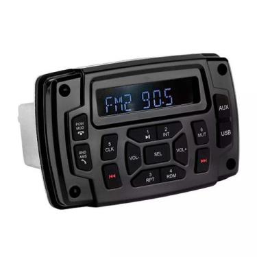 Imagem de Som Estéreo Marinizado Bluetooth Am/fm 12v P/Barcos Lanchas - Rei Mari