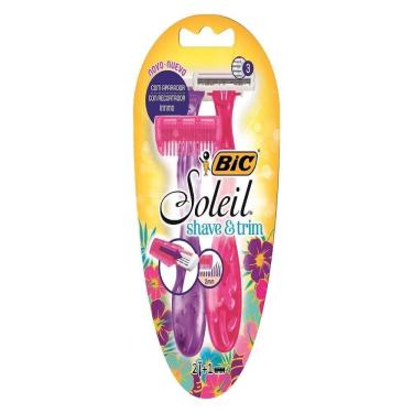Imagem de Aparelho Bic Soleil Trimmer - Embalagem com 2 Unidades