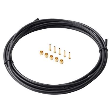 Imagem de Dymoece Kit de mangueira de freio hidráulico de bicicleta de 3000 mm para sistema Shimano BH59 - incluindo 5 azeitonas de latão e 5 inserções de latão