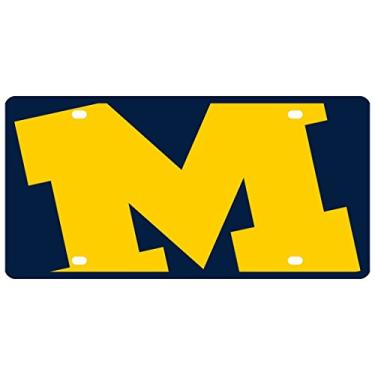 Imagem de WinCraft Placa de licença acrílica especialidade da Universidade S40124 Michigan, University of S40124