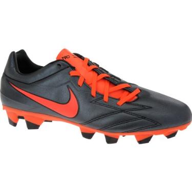 Imagem de NIKE Men's T90 Strike IV FG Low Soccer Cleats - Size: 6.5, Black/crimson