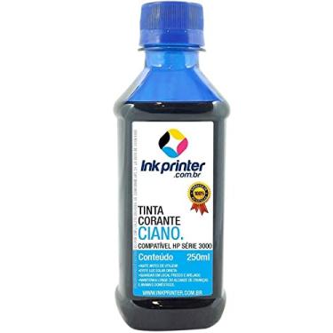 Imagem de Tinta Inkprinter Ciano para Recarga de Cartucho de Impressora Hp (250ml)