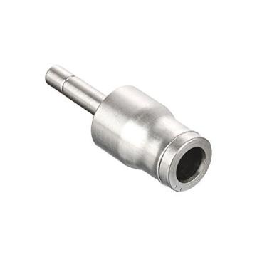 Imagem de Parker 62PLMSP-10M-6-pk5 Prestolok PLM Metal Encaixe Push-to-Connect, tubo a tubo, latão niquelado, haste plug-in e adaptador de encaixe push-to-connect, 10 mm, 9,5 mm (3/8") (pacote com 5)