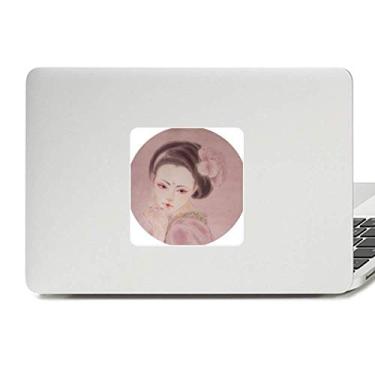 Imagem de Adesivo de pintura de beleza tradicional chinesa rosa vinil paster laptop decoração PC