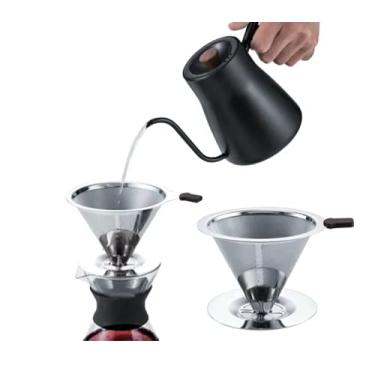 Imagem de Coador Filtro de Café / Chá Reutilizável em Aço Inox 102
