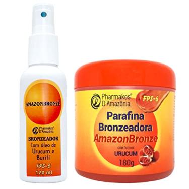 Imagem de Kit Bronze Parafina Bronzeadora 180g E Oleo Bronzeador 120ml