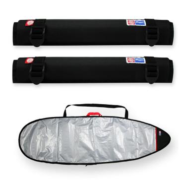 Imagem de Tubo Espuma Rack 40cm + Capa Prancha Surf Refletiva 5'8-5'11 - Maori Extreme-Masculino