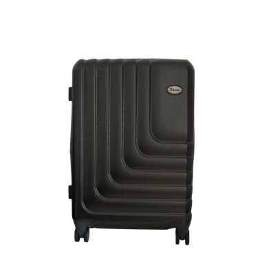 Imagem de Mala de Bordo Abs para Viagem Ika Flex Cadeado Tsa Embutido Rodas Duplas 360º Grafite