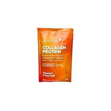 Imagem de Collagen Protein Abacaxi e Hortela Sachê 40g