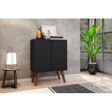 Imagem de Aparador Buffet 2 Portas Preto Brienza - Brienza Movelaria