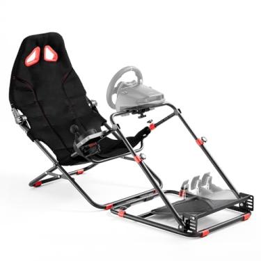 Imagem de DIWANGUS Sim Racing Cockpit Split-Type Structure Racing Simulator Cockpit For Logitech G29 G920 G923 G27 G25 for Thrustmaster T248X T248 T300RS Xbox PS4 PS5 Foldable Adjustable Sim