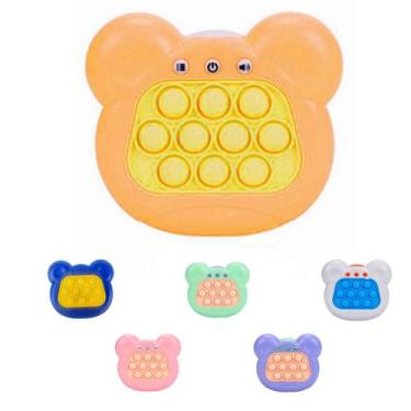 Imagem de Brinquedo Pop-it Jogo Eletrônico Quick Push Game Toy Led TEA - Magazin