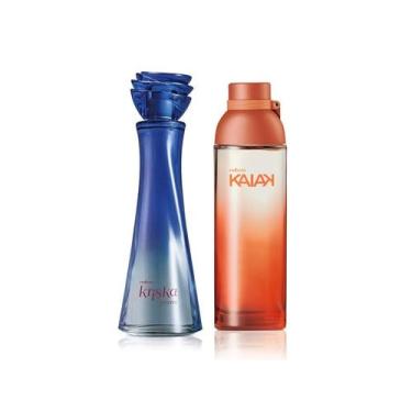 Imagem de Kriska Jeans + Kaiak Clássico Colônia Feminino 100ml Kit C/2 - Natura