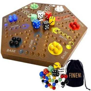 Imagem de Jogo de tabuleiro FINENI Aggravation Original com 30 bolinhas de 2 a 6