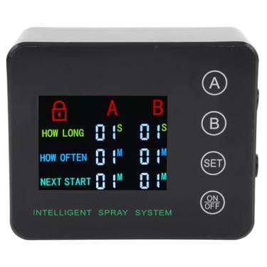 Imagem de Réptil Umidificador, Duplo Bomba Cor Tela Bocal Ajustável Pulverização Automática Reptile Senhor Répteis Terrário Fogger Umidificador para Répteis Anfíbios Crescer Quarto