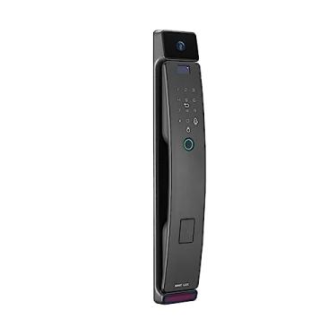 Imagem de ifgswopq Fechadura automática inteligente de impressão digital com impressão digital fechadura de porta inteligente com câmera