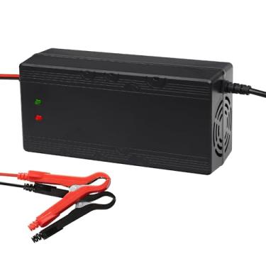 Imagem de DRGHGH Carregador De Bateria Lítio Lifepo4 Totalmente Automático 12 V E 10 A, Inteligente 14,6 Mantenedor Para Baterias Recarregáveis Ciclo Profundo, Cortador Grama Carros, Motocicletas, Quadriciclo