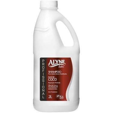 Imagem de Alyne, Shampoo para cabelos, Óleo de Coco, 2 Litro, Marrom