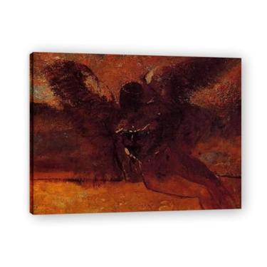 Imagem de Murais The Fall Of Icarus Diego Rivera – Arte de realismo socialista mexicano, muralista do século 242, coleção clássica do museu de Nova York para decoração de casa 60 x 78 cm