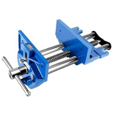 Imagem de COGNATIVE Torno de madeira de 18 cm, alavanca de liberação rápida para oficina e uso doméstico